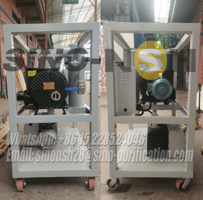 Vacuum Pump Unit 2160m³/h Movable Transformer Evacuation 0.05 Pa