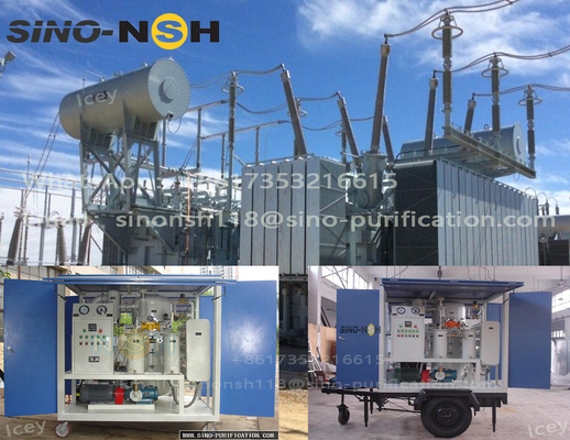 Transformer Oil Filtration Machine for Enclosed or Trailer Mobile Type Flow 1800 L/h-18000L/h