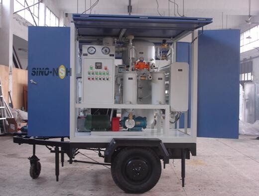 Transformer Oil Filtration Machine for Enclosed or Trailer Mobile Type Flow 1800 L/h-18000L/h