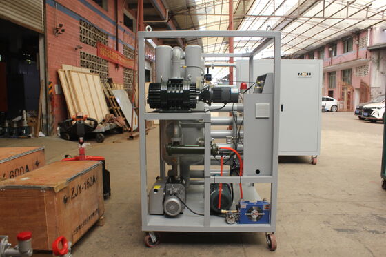 Double Stage Vacuum Transformer Oil Purifier Dehydration Degassing Impurity Removal 6000L/H 100 C