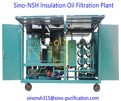 500L-Min Dehydration Vacuum Insulation Oil Purifier 380V 50Hz Transformer Fluid Treatment System