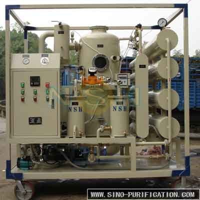 Vacuum Insulation Oil Purifier 380V 50Hz Double-Stage Transformer Dielectric Fluid Treatment
