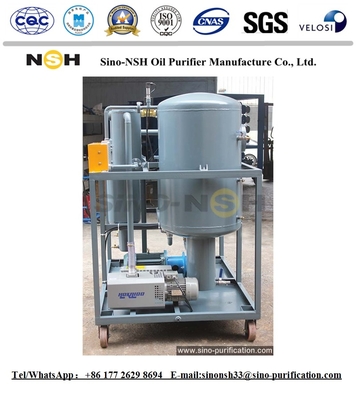 6000L/H Turbine Oil Treatment Equipment / High Efficiency Oil Water Separator