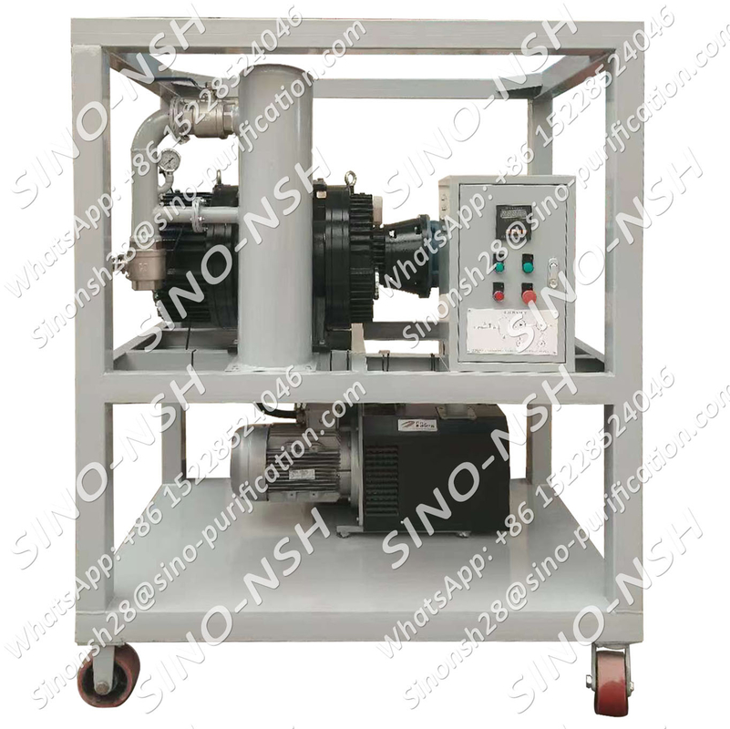 Vacuum Pump Unit 2160m³/h Movable Transformer Evacuation 0.05 Pa