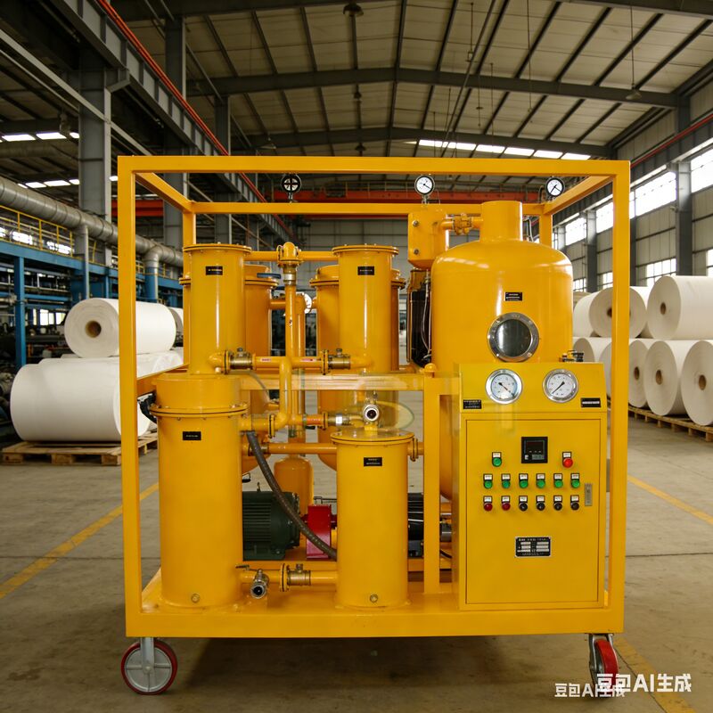 Multi-functional Vacuum 6000 liters/hour lubrication oil purifier purification machine for industry use
