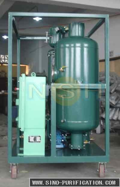 Vacuum Dehydration Lubrication Oil Purifier 600L/H 15kw Heating