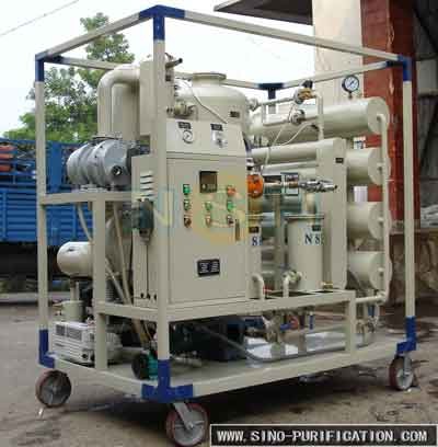 Portable 600-18000L/H Vacuum Oil Purifier for High Voltage Transformer with Double Stage Regeneration