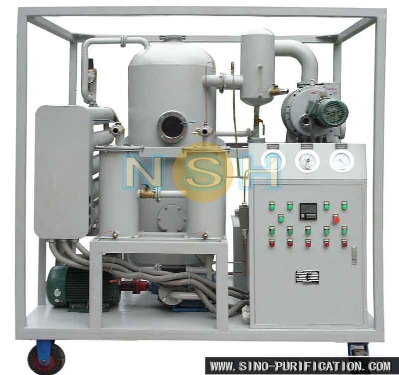 Double Stage Vacuum Transformer Oil Purifier , insulation oil purifier