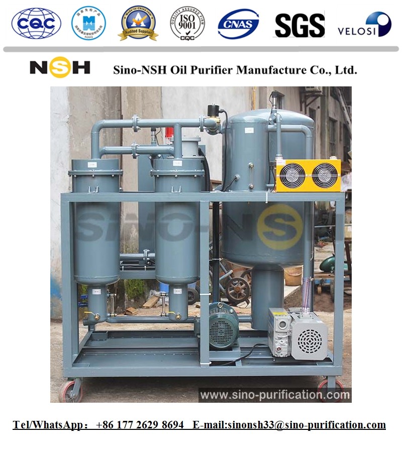6000 L/H Electric Turbine Oil Filtration and Purification Unit
